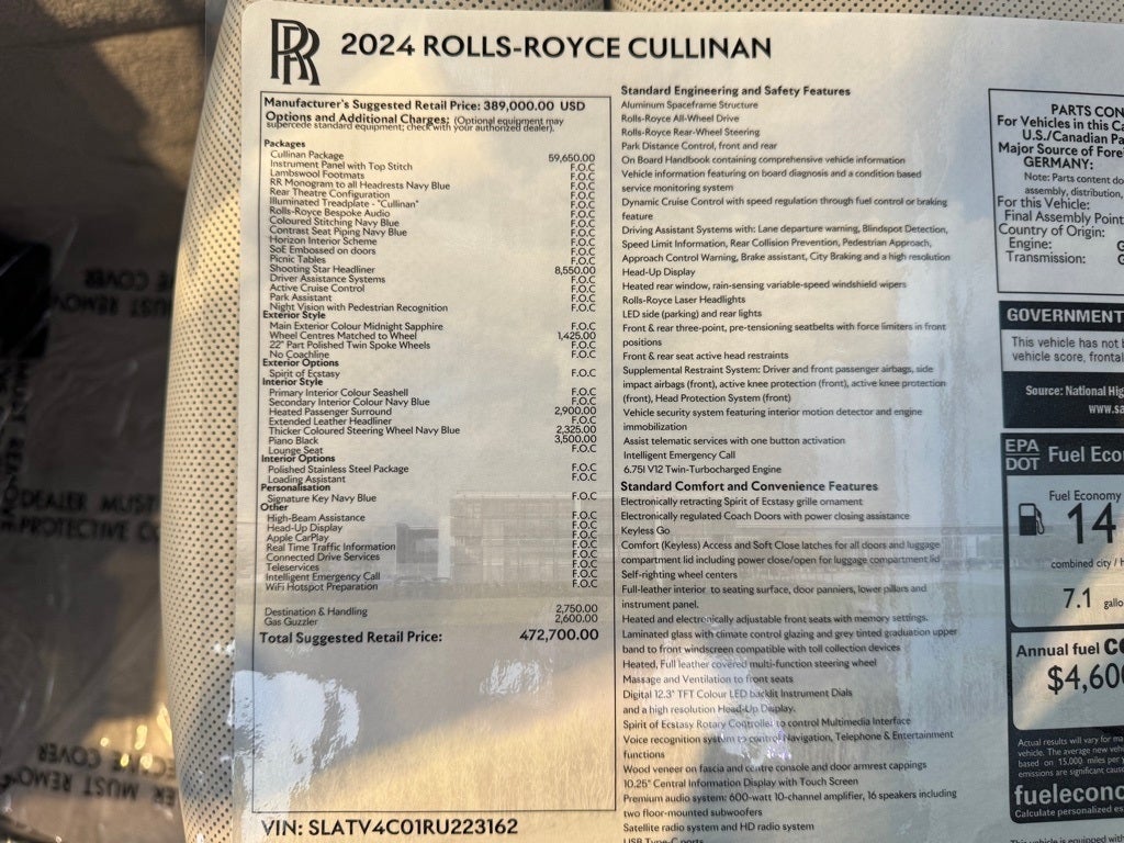 2024 Rolls-Royce Cullinan Silver Badge